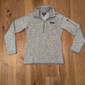 Patagonia Gray Quarter-Zip Pullover
